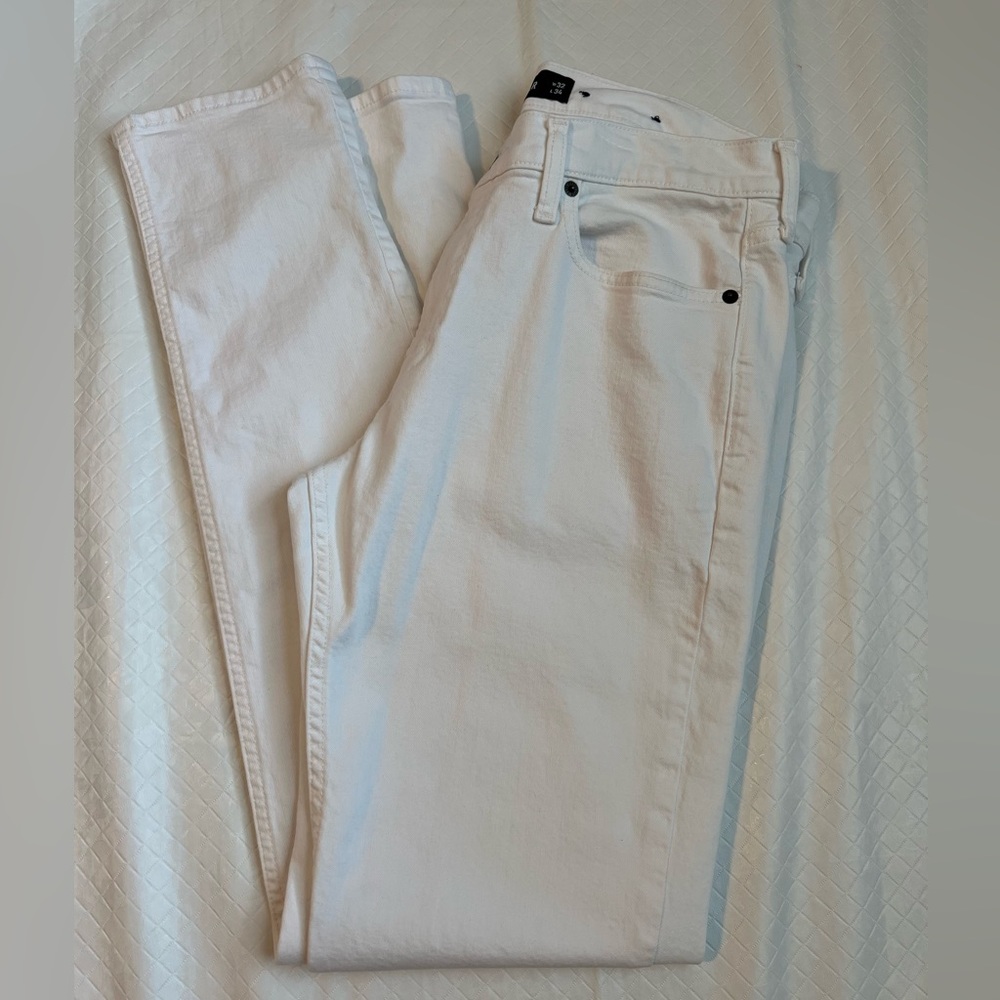 Men’s Hollister Skinny White Jeans Size 32x34 - Picture 2 of 5